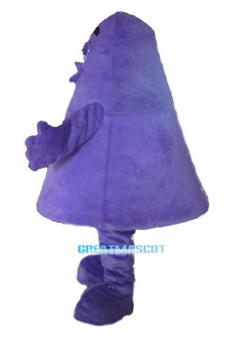 Purple monster Mascot Costume