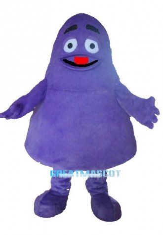 Purple monster Mascot Costume