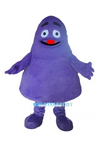 Purple monster Mascot Costume