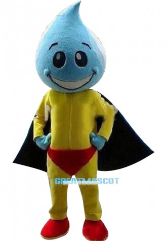 Colorful Water Droplet Mascot Costumes 