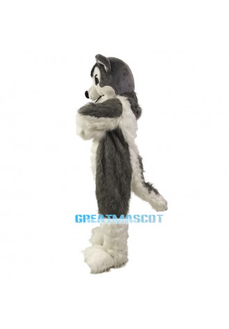 Gray Wolf Husky Dog Mascot Costumes