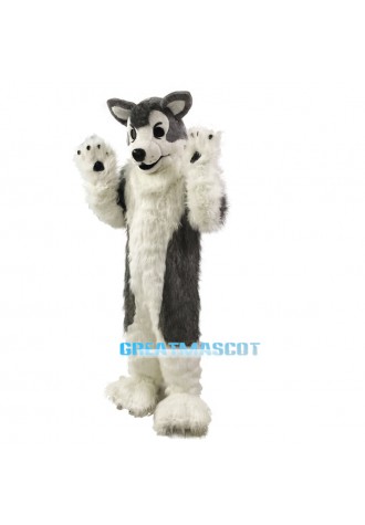 Gray Wolf Husky Dog Mascot Costumes