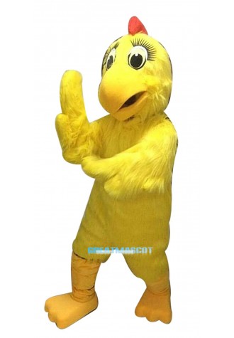 Yellow Chicken Hen Mascot Costume