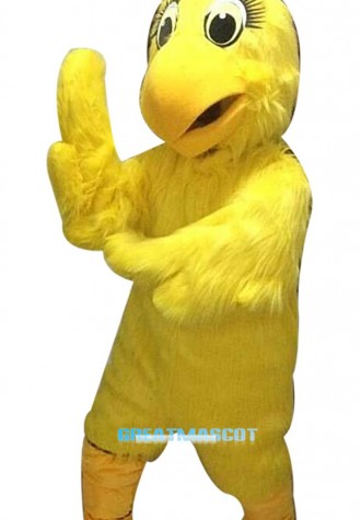 Yellow Chicken Hen Mascot Costume