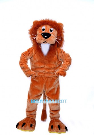 Deluxe Lion Mascot Costume