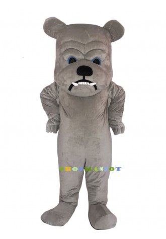 Grey Bulldog Lightweight Mascot Costume Free Shipping