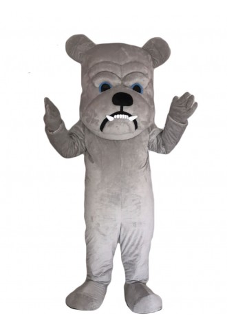 Grey Bulldog Lightweight Mascot Costume Free Shipping