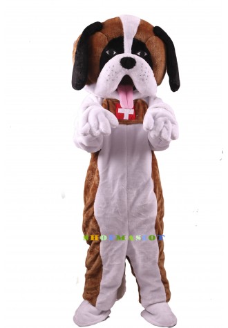 St. Bernard Dog Lightweight Costume Mascot Free Shipping
