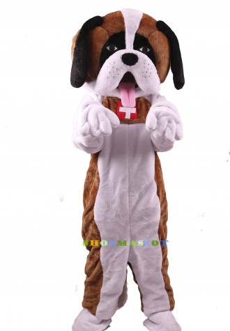 St. Bernard Dog Lightweight Costume Mascot Free Shipping