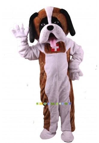 St. Bernard Dog Lightweight Costume Mascot Free Shipping