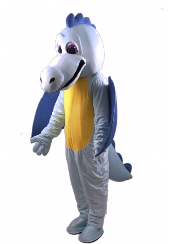 Blue Dragon Lightweight Mascot Costume Free Shipping