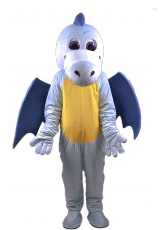 Blue Dragon Lightweight Mascot Costume Free Shipping