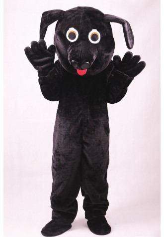 Black Lightweight Labrador Dog Mascot Costume