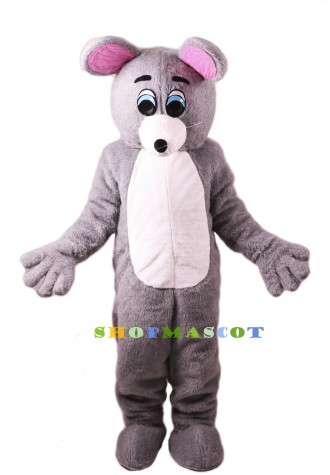Grey Mouse Lightweight Mascot Costume Free Shipping