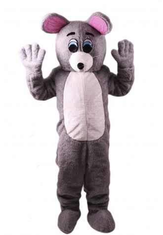 Grey Mouse Lightweight Mascot Costume Free Shipping