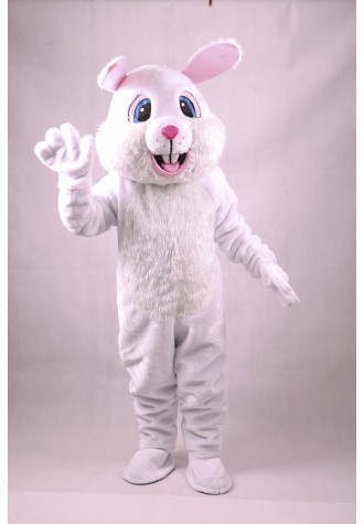 White Rabbit Lightweight Mascot Costume Free Shipping