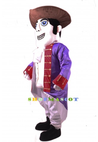 Patriot Mascot Costume Gray Hat Free Shipping