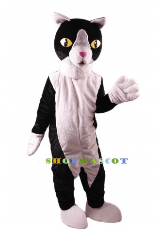 Black and White Cat Lightweight Mascot Costume