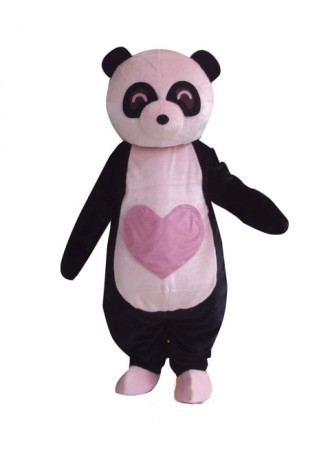Pink Panda Lightweight Mascot Costume