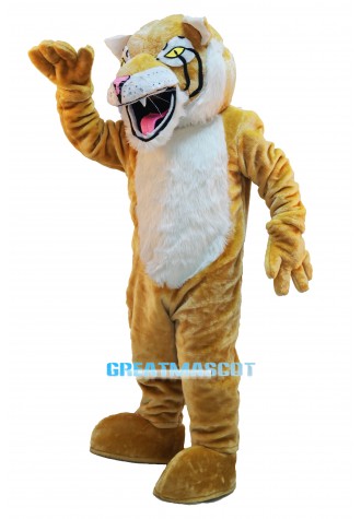 High Quality Cute Fierce Wildcat Mascot Costume