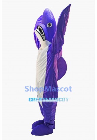 Purple Shark Lightweight Mascot Costume