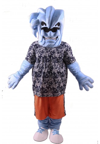 Willie the Wave Awkward Lightweight Mascot Costume