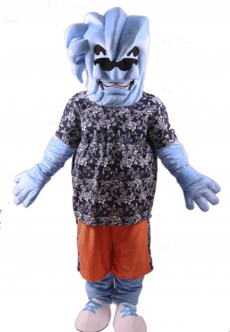Willie the Wave Awkward Lightweight Mascot Costume