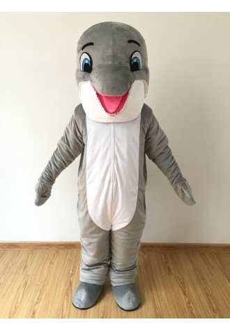 Happy Dolphin Mascot Costume Free Shipping