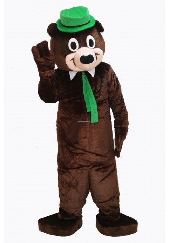 Cute Yoga Bear Mascot Costume on Clearance