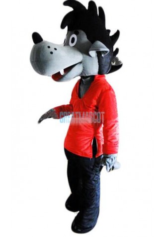Cartoon Wolf Mascot Costume Free Shipping 2 Colors