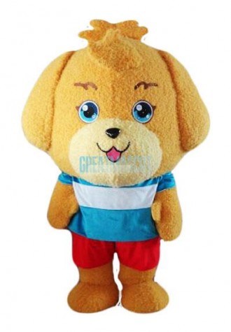 Odie Mascot Costume Lovely Yellow Dog Costume Mascot Free Shipping
