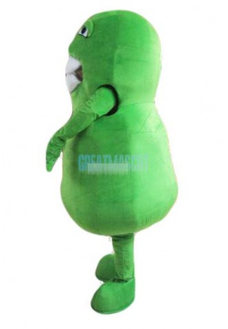 Germ Mascot Costume Green Bacteria Mascot Free Shipping