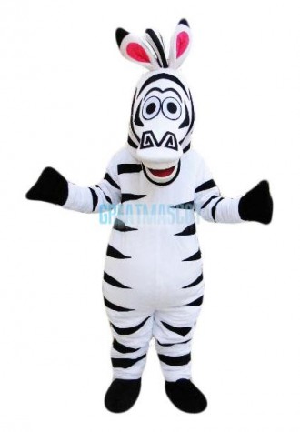 Cute Zebra Horse Mascot Costume Free Shipping