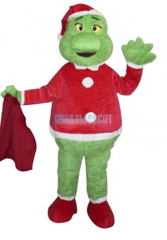 Christmas Cartoon Character Grinch Mascot Costume