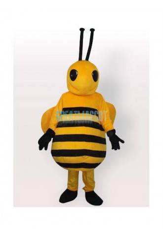 Cute Little Yellow Bee Mascot Costume