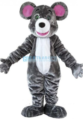 Gray Mouse Mascot Costume Animal Costume for Adult