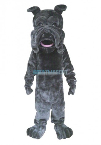 Black SharPei Mascot Costume Dog Costume for Adult