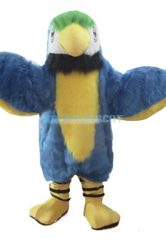 Blue Cute Parrot Mascot Costume Bird Costume for Adult