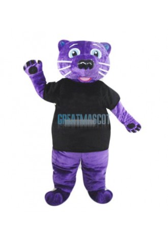 Purple Panther Mascot Costume Animal Costume for Adult