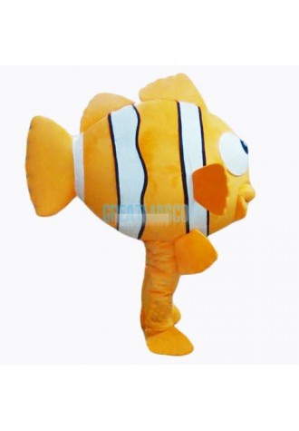Beautiful Gold Fish Mascot Costume Free Shipping