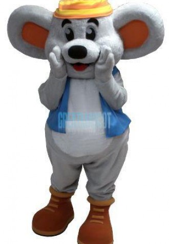 Friendly Mogul Mouse Mascot Costume Free Shipping