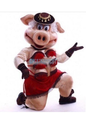 Female Pig Friendly Sow Mascot Costume Free Shipping