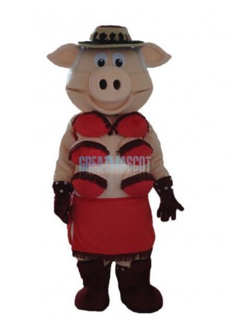 Female Pig Friendly Sow Mascot Costume Free Shipping