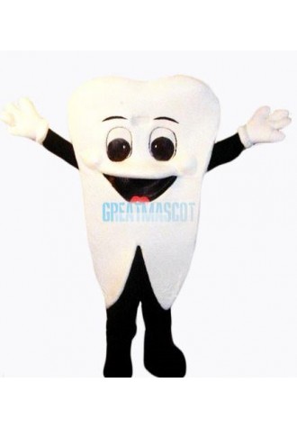 White Teeth Mascot Costume Free Shipping
