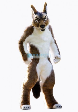 Fierce Wolf Mascot Costume Free Shipping