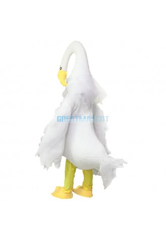 Long Necked Swan Mascot Costumes