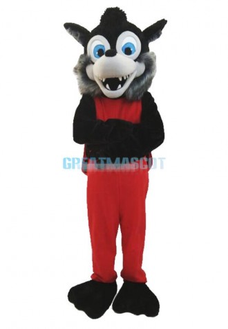 Popular Animal Gray Wolf Plush Mascot Costume