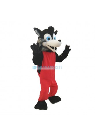 Popular Animal Gray Wolf Plush Mascot Costume