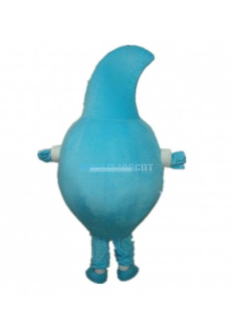 Blue Water Drop Mascot Costume