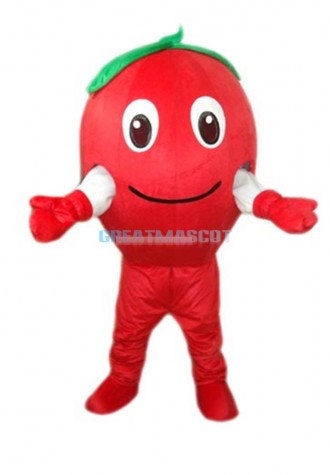 Red Apple Mascot Costume Free Shipping